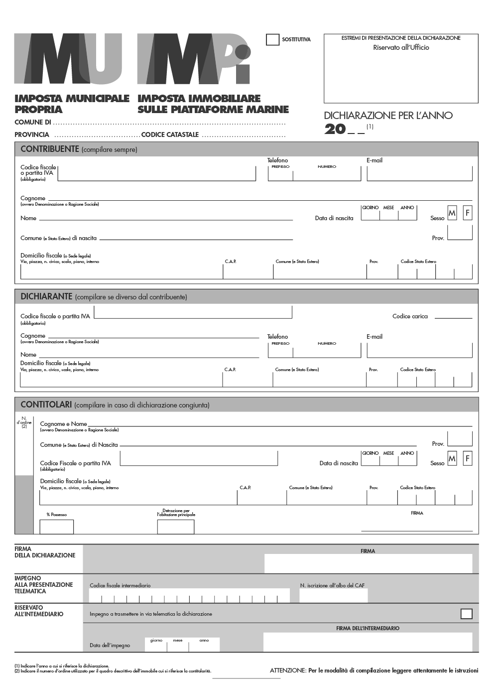 La nuova dichiarazione IMU Studio Tisi La nuova dichiarazione IMU Studio Tisi